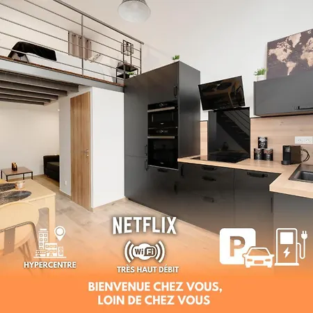 L'eden D'elyse - Duplex Premium- Parking Gratuit * Nancy
